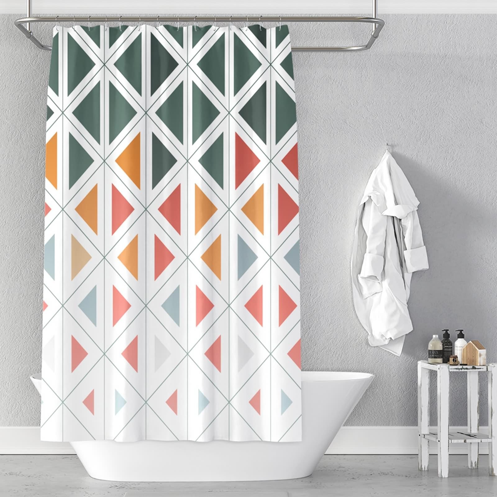Rideau de douche anti moisissure KnSam imperméable en polyester 200x230cm