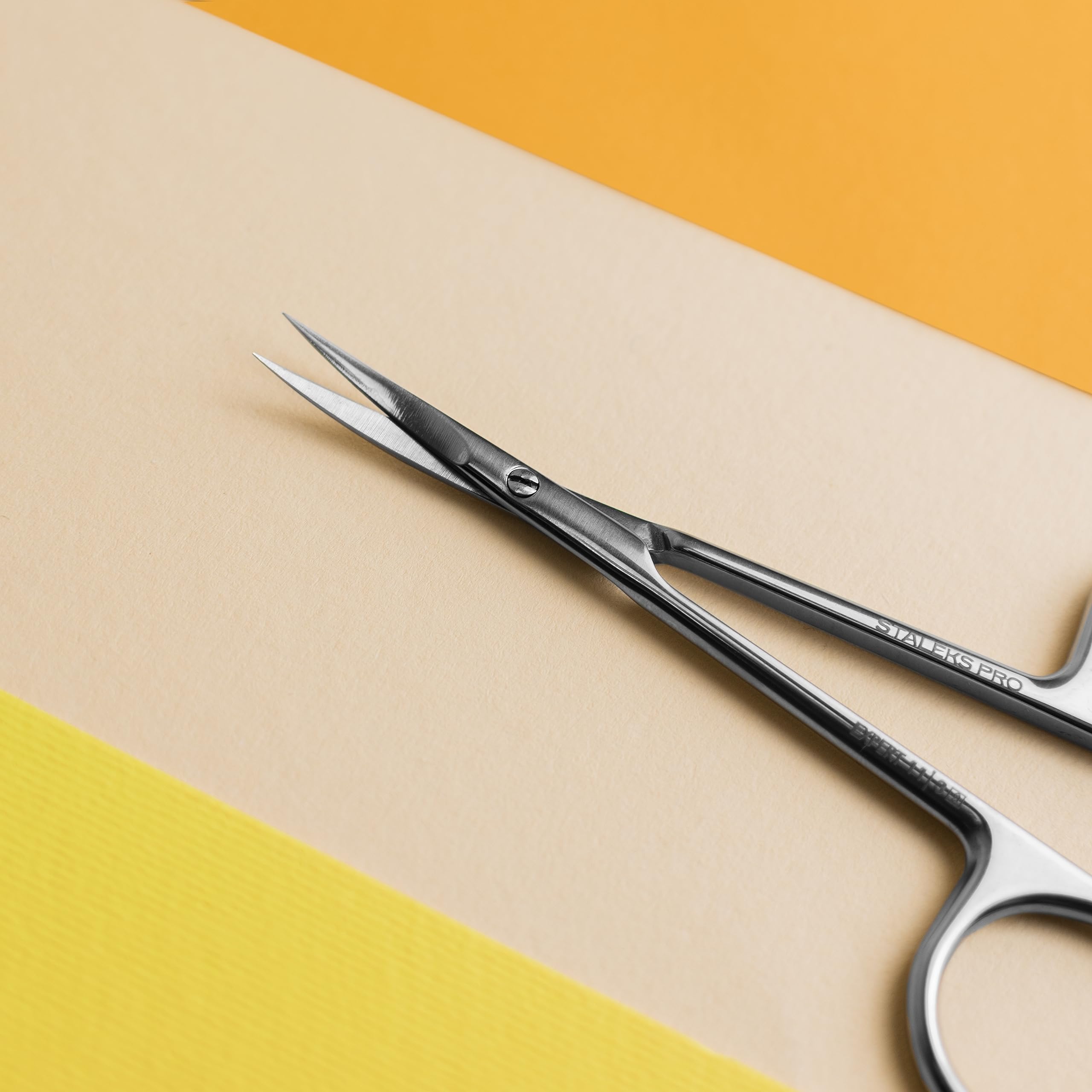 STALEKS PRO by Natury Nails Forbici professionali per cuticole per mancini. Anelli ergonomici. Acciaio inossidabile. Expert SE 11/3