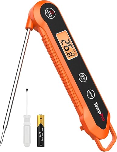 TempPro TP03H Meat Thermometer with IPX6 Waterproof, Food Thermometer