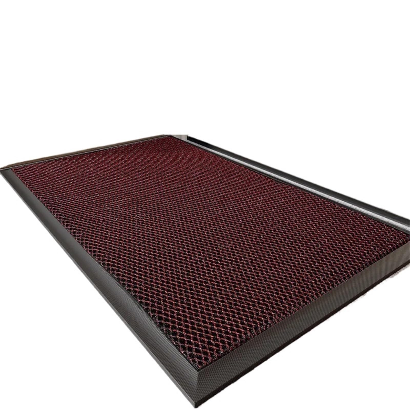 Tapis d'âtre de sol extérieur élastique résistant à l'usure pour entrée