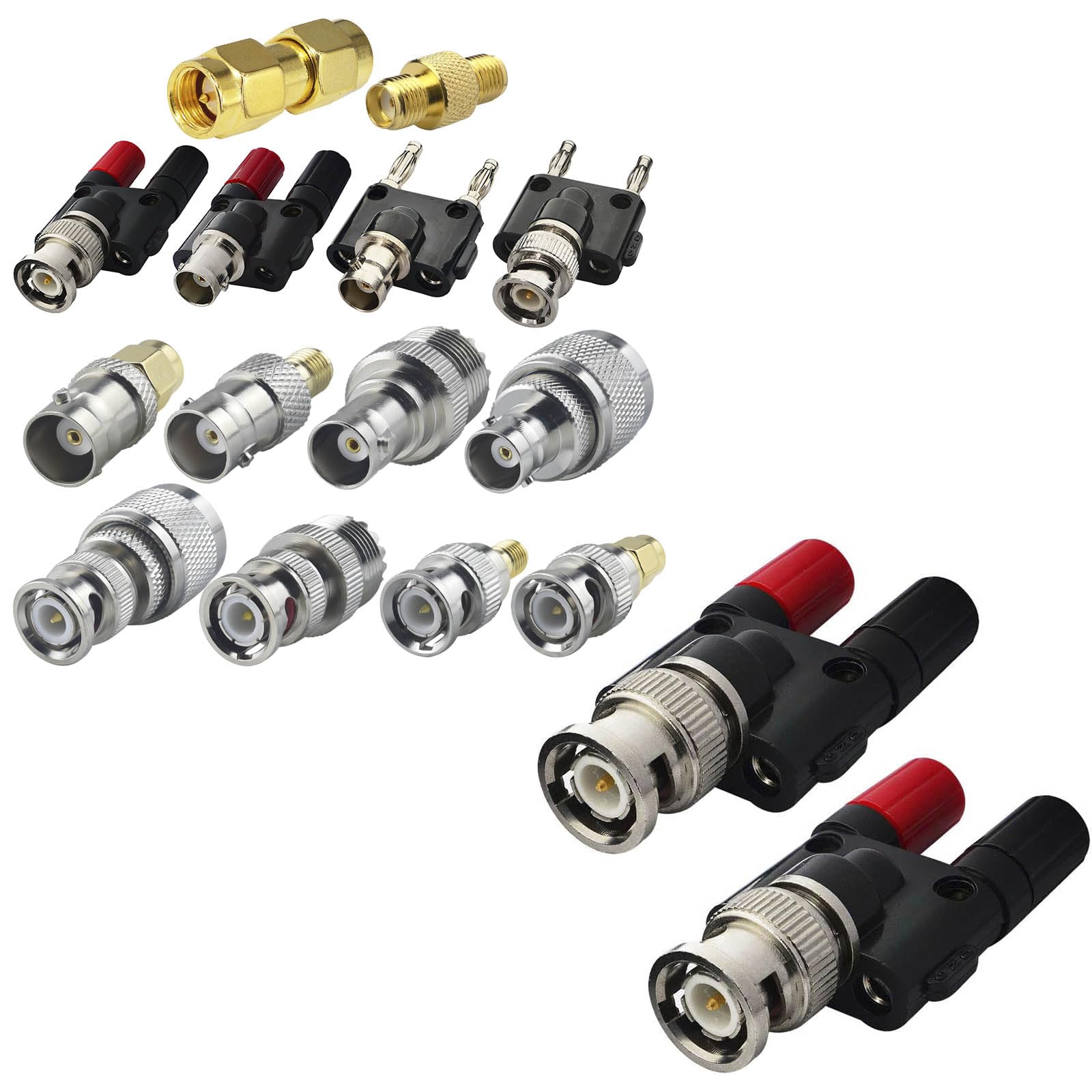 【箱付き】Addin Connector 2 Amazon.com: BNC Male Plug to 2X 4mm Dual Banana Female Jack Socket