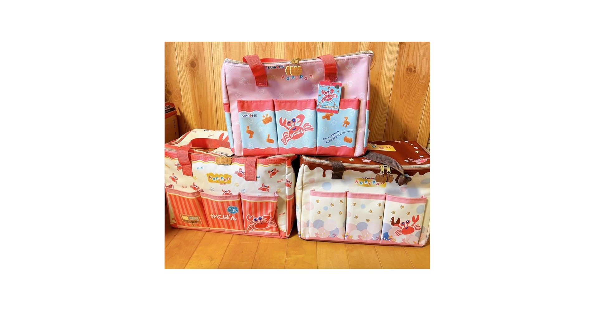 Amazon.co.jp: アミューズメント 三立製菓 かにぱん 保温保冷