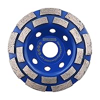 Vista 11 de HIGHDRIL Rueda de copa de pulido de diamante de hormigón Rueda de copa Turbo de 4-1/2 "para cortar, moler, dar forma al ladrillo de granito