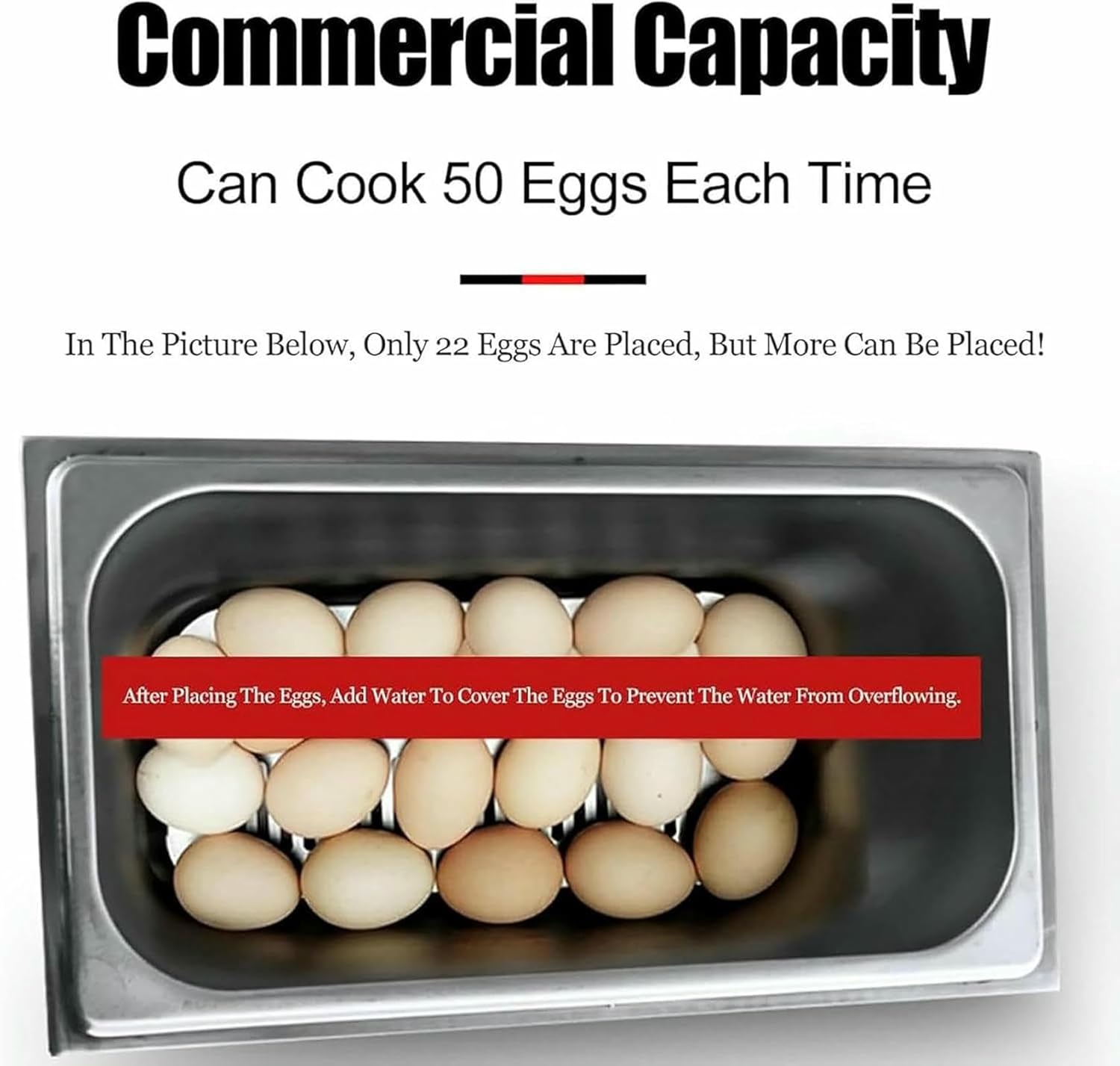 Automatic Machine To Make Semi-Coched Eggs, 800 W, Capacity For 50 Eggs-Cocid, 800 W, Capacity For 50 Eggs, For Restaurant, Commercial Water Cuisine Of Hot Springs ~/