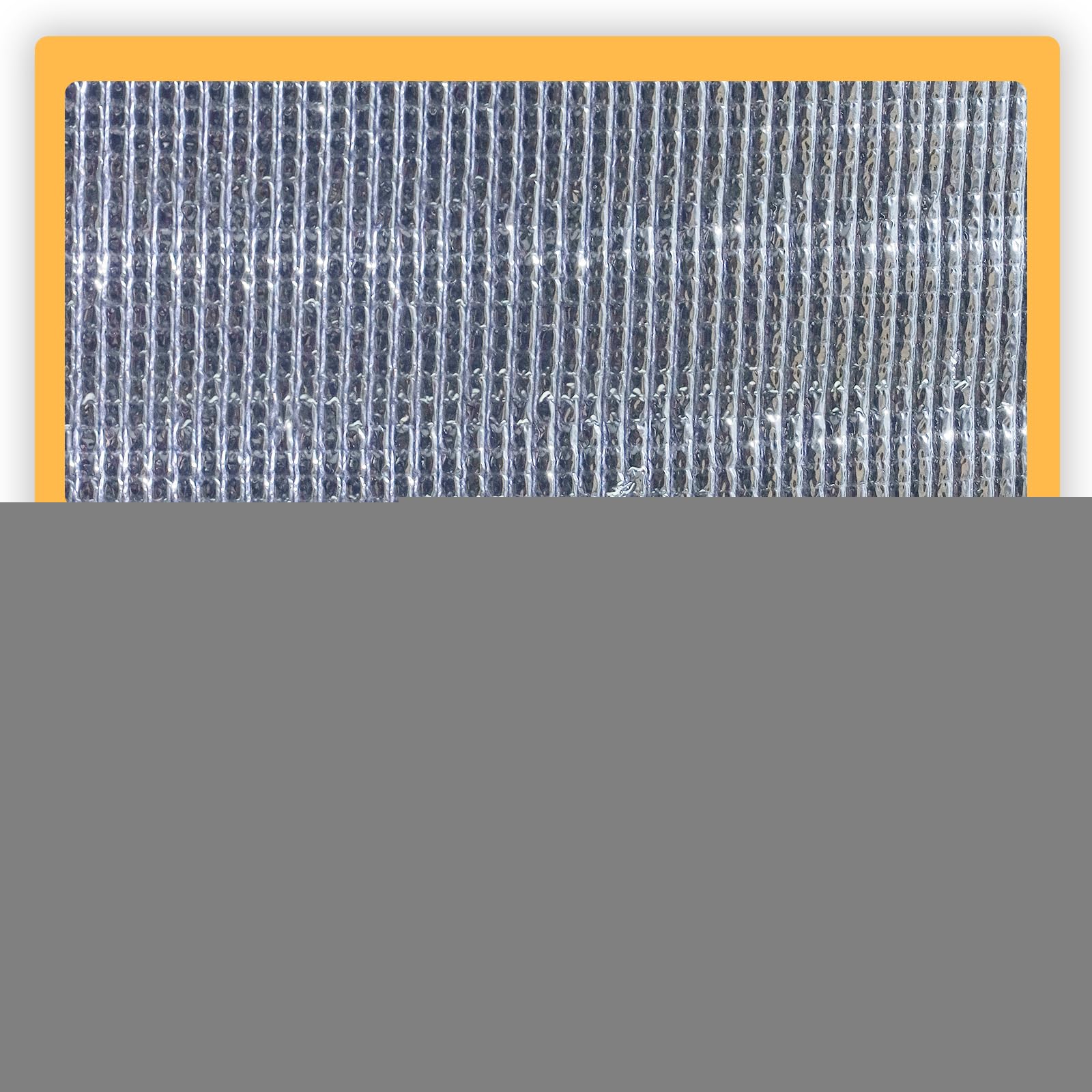 CCLIFE Isolante Termico Alluminato Foglio 3-4mm Riflettente Termosifoni,0.5x20 m - 10㎡