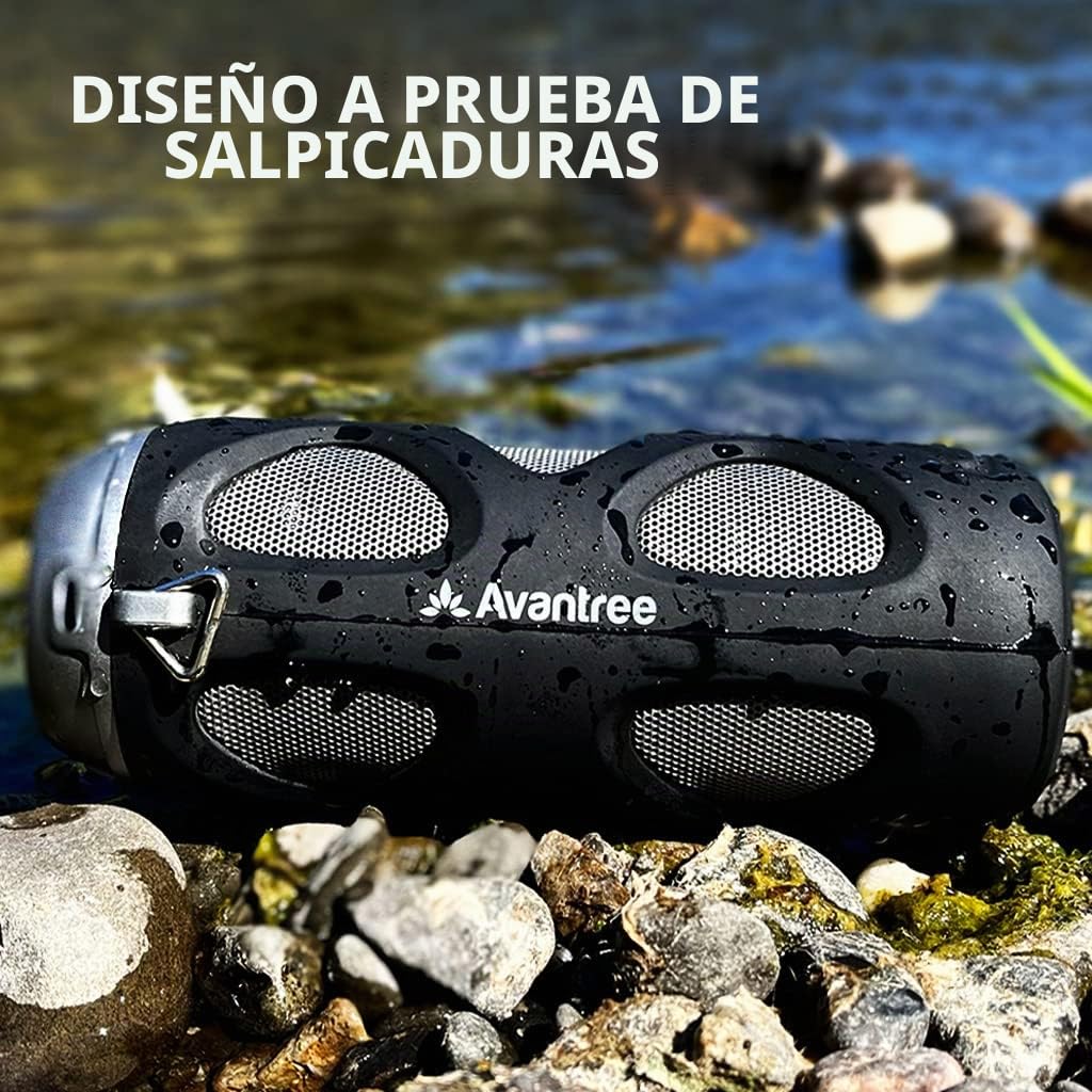 Avantree Altavoz de la Bici de 10W Bluetooth con Soporte para Bicicleta, Uso Portátil para el Aire Libre, Deportes, Acampada, Admite Tarjeta SD, NFC - Cyclone