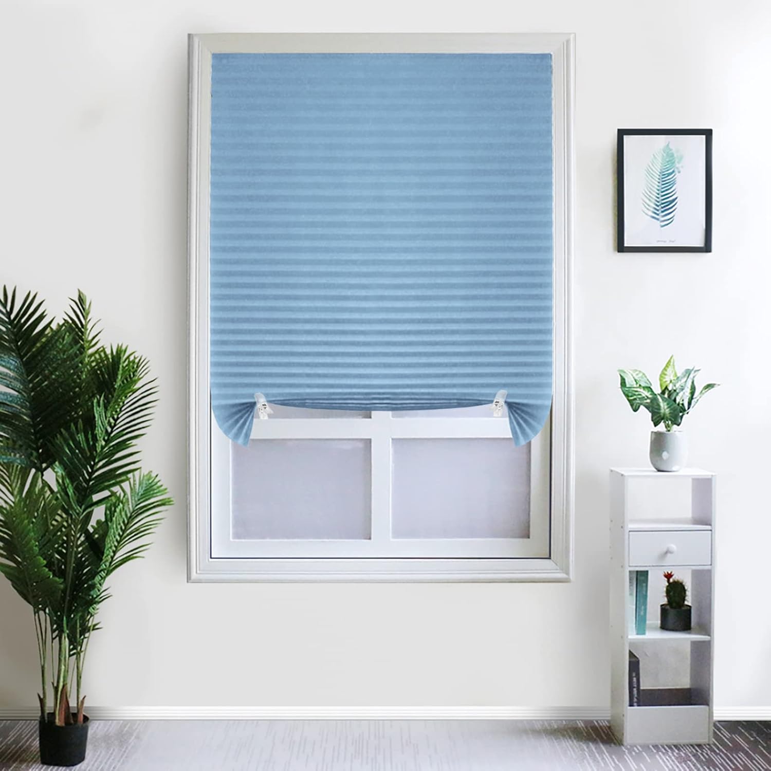 Blinds for Windows, Temporary Window Blinds Cordless Light