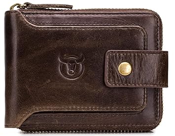 Contacts Men's RFID Blocking Wallet | Genuine Leather Wallet for Men with Rakhi | Gift Set for Brother, Combo (Brown)… - image, photos