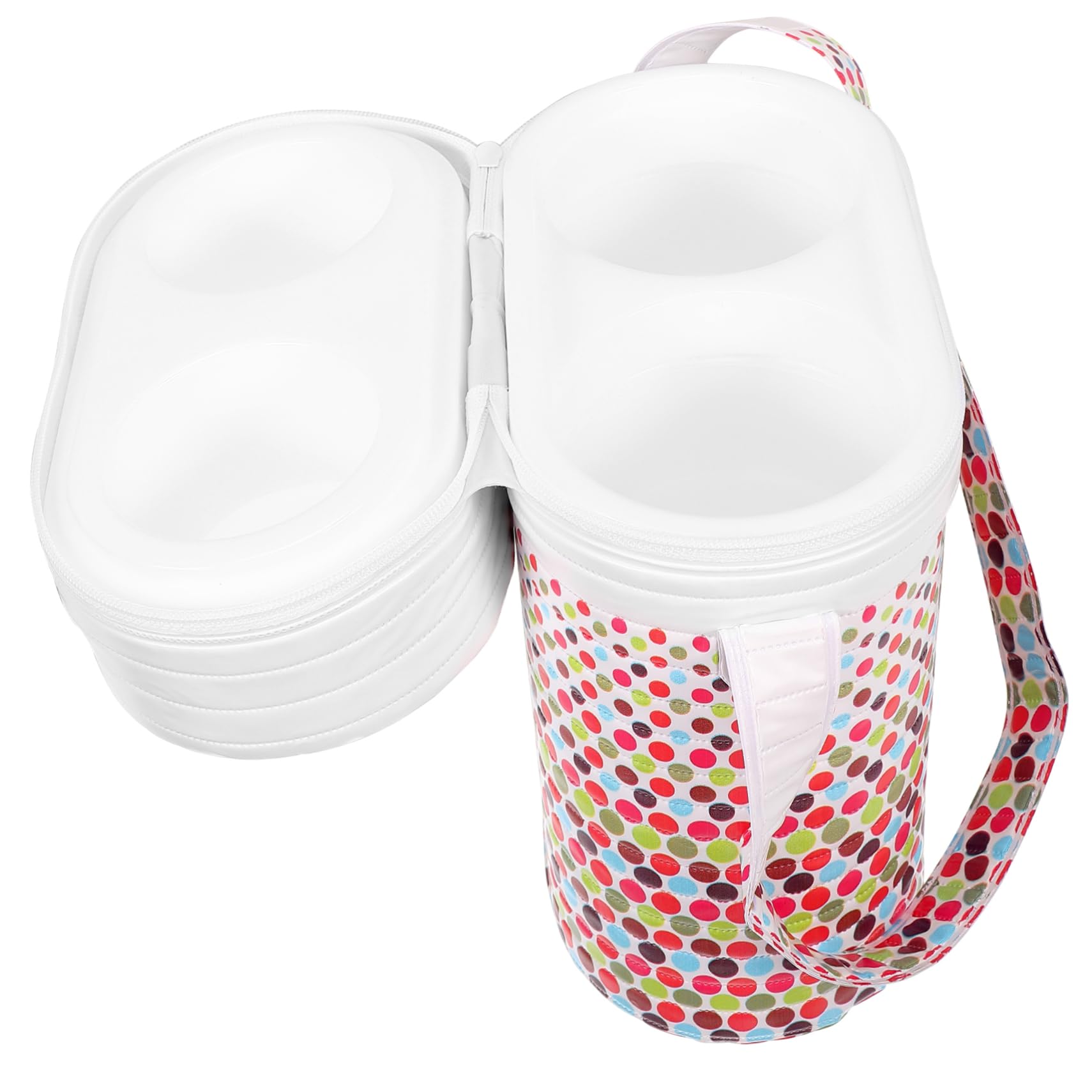 FUNNETOYU Insulated Bottle Bag for Baby Milk Breast Milk Bags PVC Thermal Storage with Long-Term Preservation Keep Bottles Warm for Daycare and Outdoors Random Color