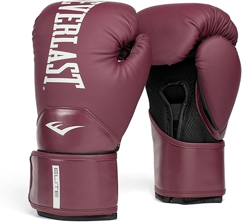 Miniatura 15 de Everlast Elite 2 Guantes de boxeo, guantes de entrenamiento profesional para hombres y mujeres, ajuste seguro, cierre de velcro y ventilación, bolsa