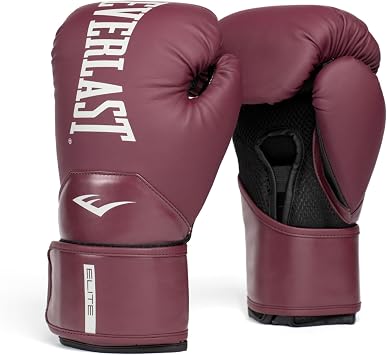 Everlast Elite 2 Boxing Gloves for Sandbag Mitts & Sparring Ergonomic Grip Bar Split Foam - Original Everlast
