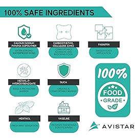 Extra Strong Denture Adhesive Cream, 12 Hour Hold Dental Glue, Waterproof, Zinc & Fluoride Free, Easy Apply Nozzle, Seals Food Out for Comfort, Mint Flavor (6 Pack, 8.4 Fl Oz)