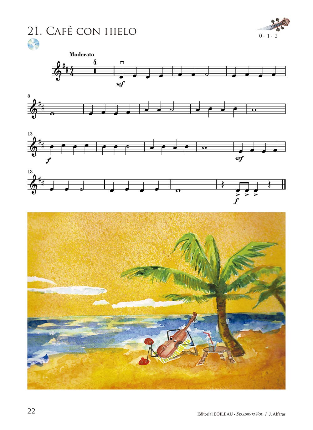 STRADIVARI VIOLÍN vol. 1 - (Castellano) | CD y audios online | Libro del alumno | Método violín para niños y para adultos | B.3602 | Método creativo ... | Joan Alfaras (edición española)
