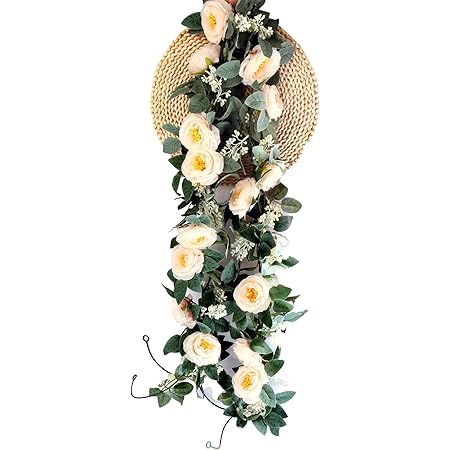 Amazon 22amazon新ドライフラワー薔薇造花インテリア壁掛けガーランド 観葉花植物飾り プリザーブドフラワー おしゃれバラ花束生花 ピンク人工観葉植物誕生日 花びら 開店祝い花材 白一輪花グリーン植物 造花 バラピンク 人工観葉植物花束飾り ピンク 造花