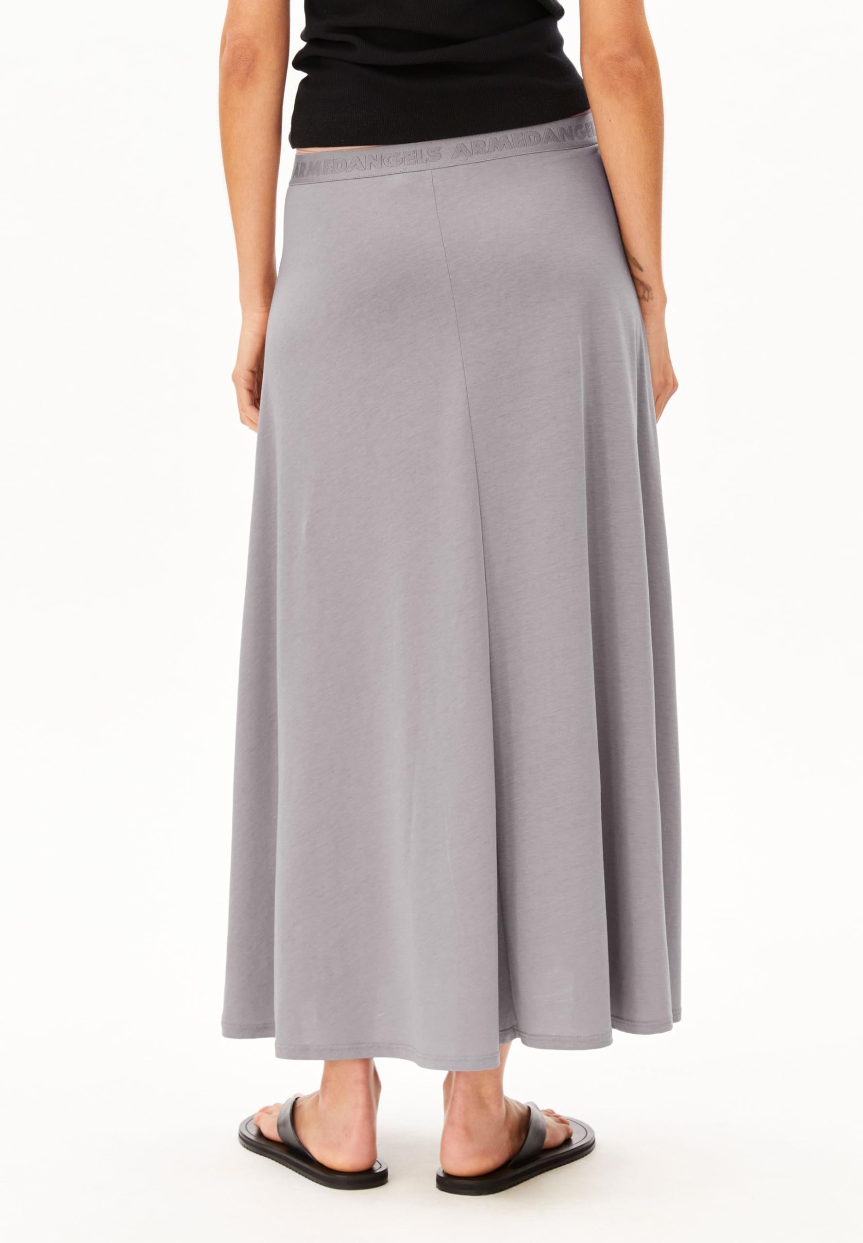 ARMEDANGELS Damen Jerseyrock aus Tencel™ Lyocell Mix ILENIAA LARAA MIDI Loose Fit