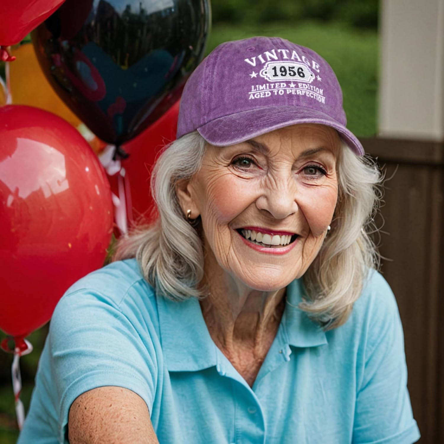 70th Birthday Gifts for Women Man Vintage 1955 Baseball Cap Meaningful Gifts Ideas - Image 7