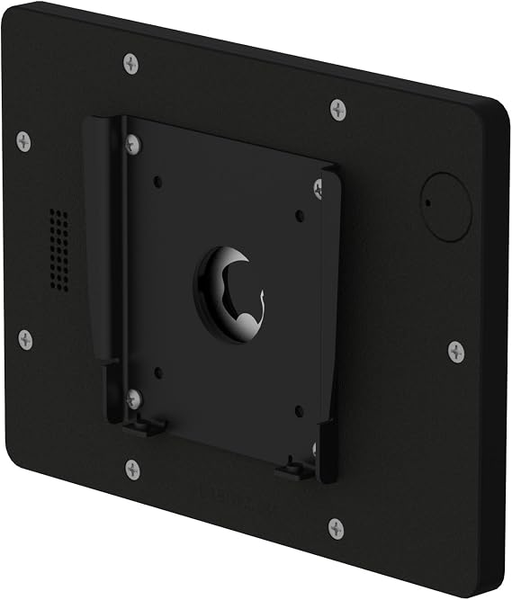 VidaMount Black Home Button Covered Enclosure and Fixed Removable Glass Mount [Bundle] Compatible with iPad mini 4 & 5