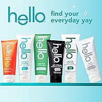 Vista 8 de Hello Pasta de dientes blanqueadora con vitamina C y flúor, pasta de dientes blanqueadora sin SLS, hasta 2 tonos más blancos, sin peróxido, segura