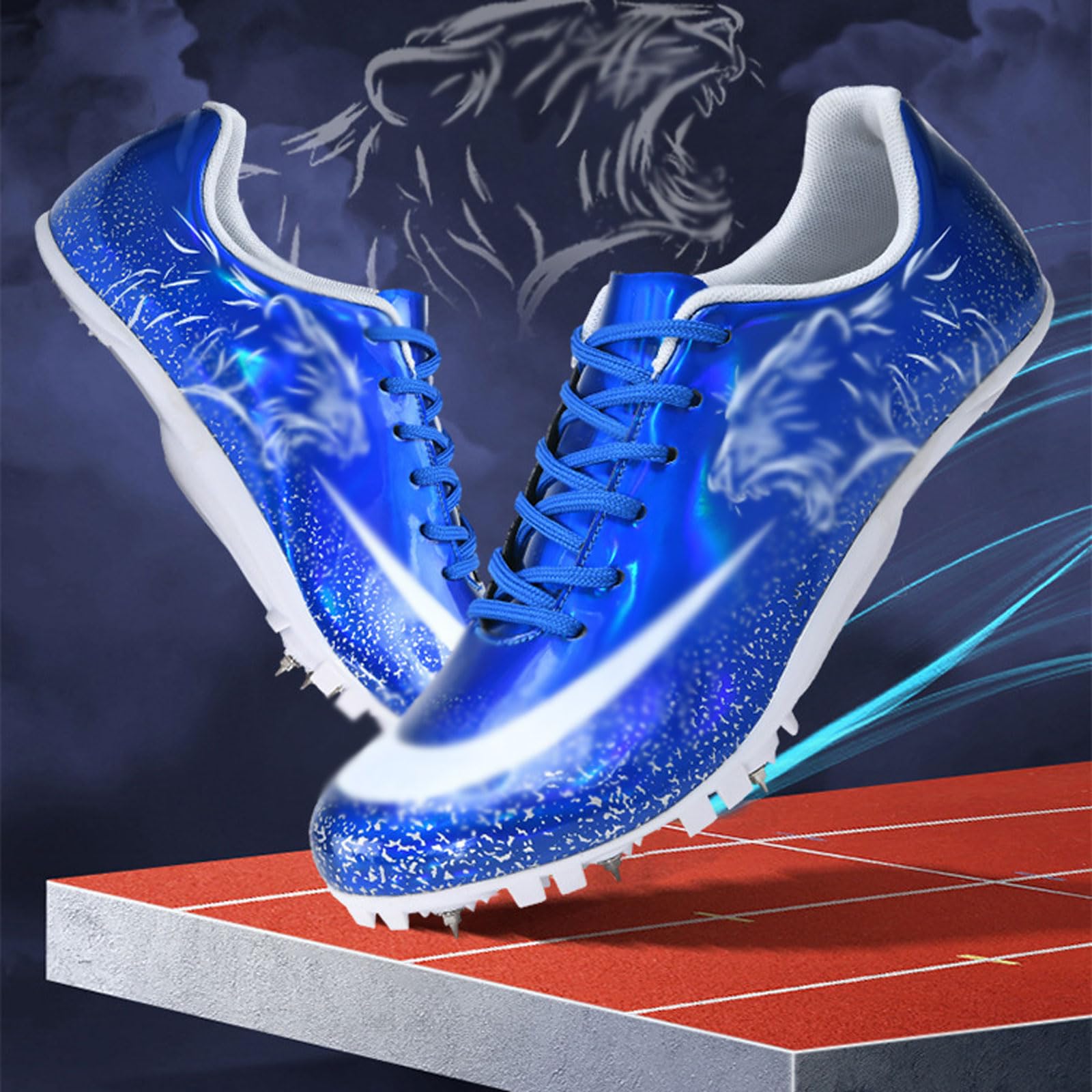 Hombre y Mujer Zapatillas De Atletismo Transpirable Antideslizante al Aire Libre Sprint de Pista y Campo Zapatillas,para Correr Fitness Atlético Gimnasio Zapatillas Exteriores