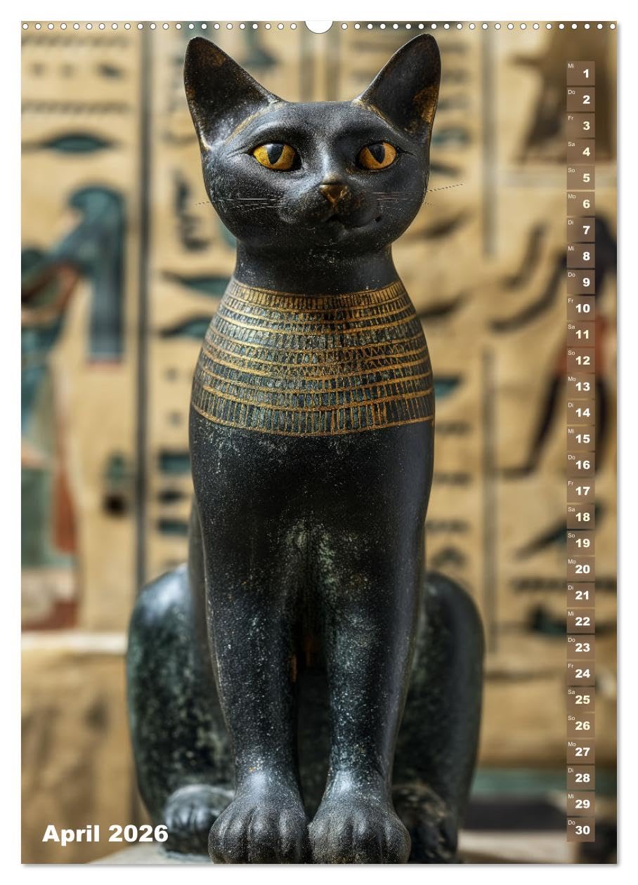 Ägyptische Algorithmen - Künstliche Intelligenz trifft auf das alte Ägypten (Wandkalender 2026 DIN A2 hoch), CALVENDO Monatskalender: Antike Eleganz ... in warmen Sepiatönen. (CALVENDO Wissenschaft)