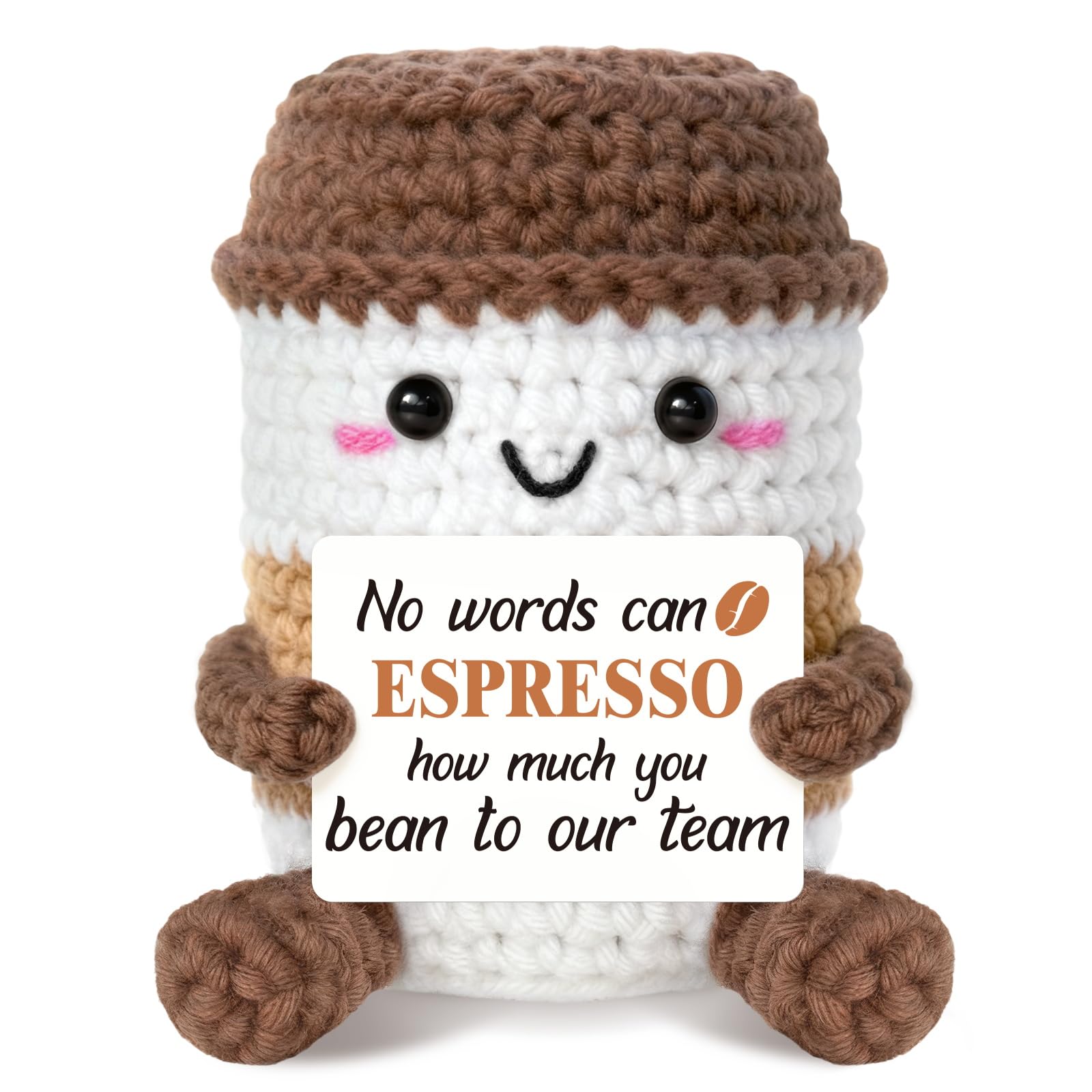 Thank You Gifts for Employee Coworkers - Handmade Coffee Desk Decor, Employee Appreciation Gift, Thank You Gifts for Women, Leaving Gift for Colleagues Women, Positive Affirmation Presents.