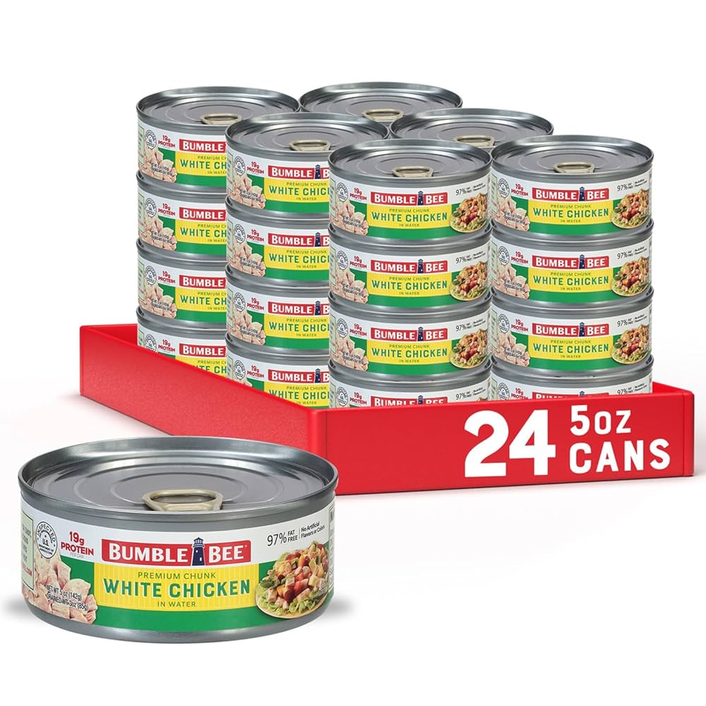 BUMP OF CHICKEN サイズＭ Amazon.com: Bumble Bee Premium White Chicken, Chunk in Water