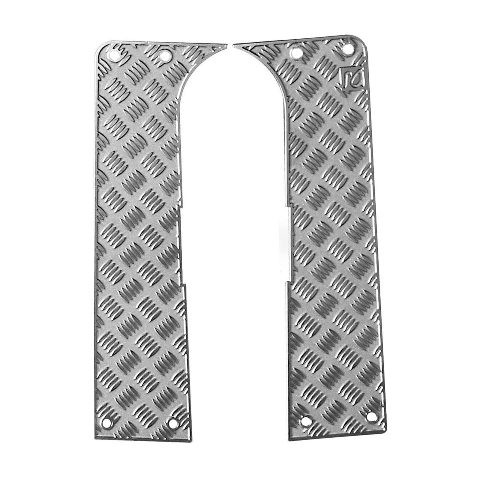 WANSUPYIN 2024 Metal Side Pedal Decorative Plate for FMS FCX24 Power Wagon, 1/24 RC Car DIY Accessory Part Replacement