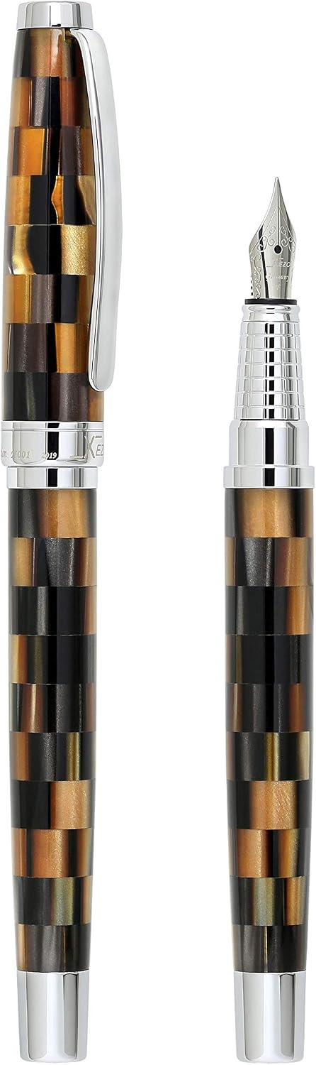 Xezo Urbanite - Pluma estilográfica (estilo retro, color marrón urbanita), Brown - Image 4