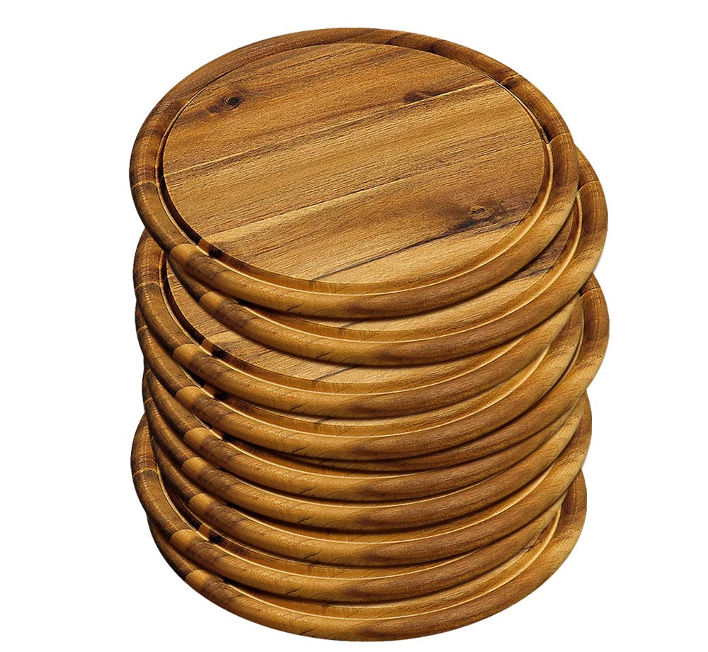 Kesper 58442 Meat Plates, Diameter 25 cm, Made of FSC