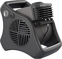 Lasko 7050 Misto 15-Inch Outdoor Misting Fan - 3 Speeds, Portable Cooling for Patios, Decks, Camping & Sports