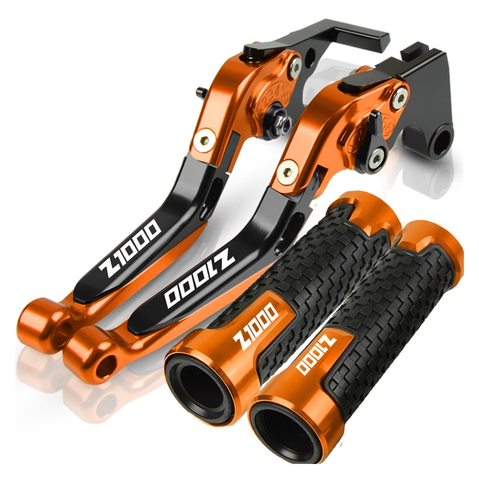 Leve del freno a mano Per Kawasaki Per Z1000 Per 2003 2004 2005 2006 Leve freno frizione regolabili Manopole manubrio Accessori moto Per Leve freno mano(18)