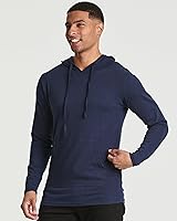 Vista 2 de Real Essentials Paquete de 3 sudadera con capucha de algodón ligero y casual con cordón y bolsillo para hombre