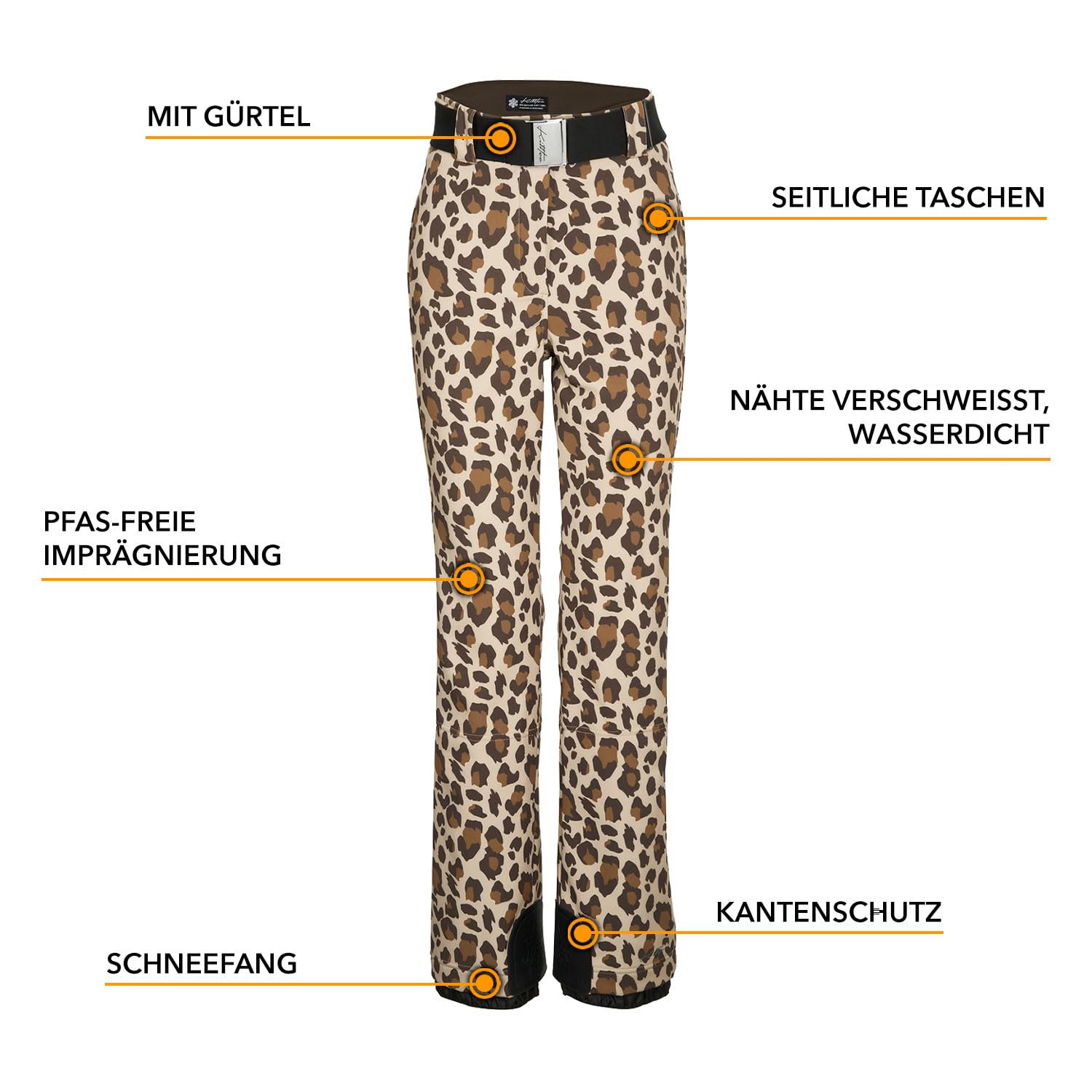 Killtec Damen Skianzug 2 teilig - aus Skijacke und Softshell Skihose - mit 10000mm Wassersäule - wasserdicht, atmungsaktiv