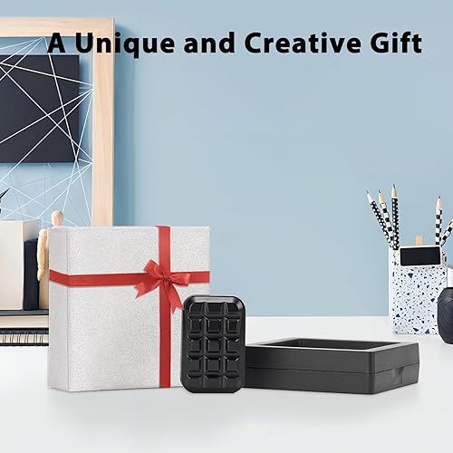 Miniatura 8 de SOWSUN Juguetes para ansiedad de metal deslizante magnético EDC Metal Brick Fidget Slider Juguete háptico para aliviar el estrés para adultos,