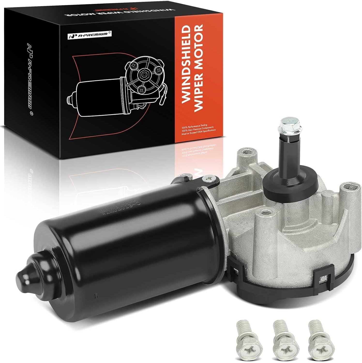 A-Premium Front Windshield Wiper Motor Without Washer Pump Compatible with Ford, Mazda & Mercury Models - Explorer, E-150, E-250, E-350 Econoline, Ranger, Escort, Thunderbird, B2300 & More, 5-Pin