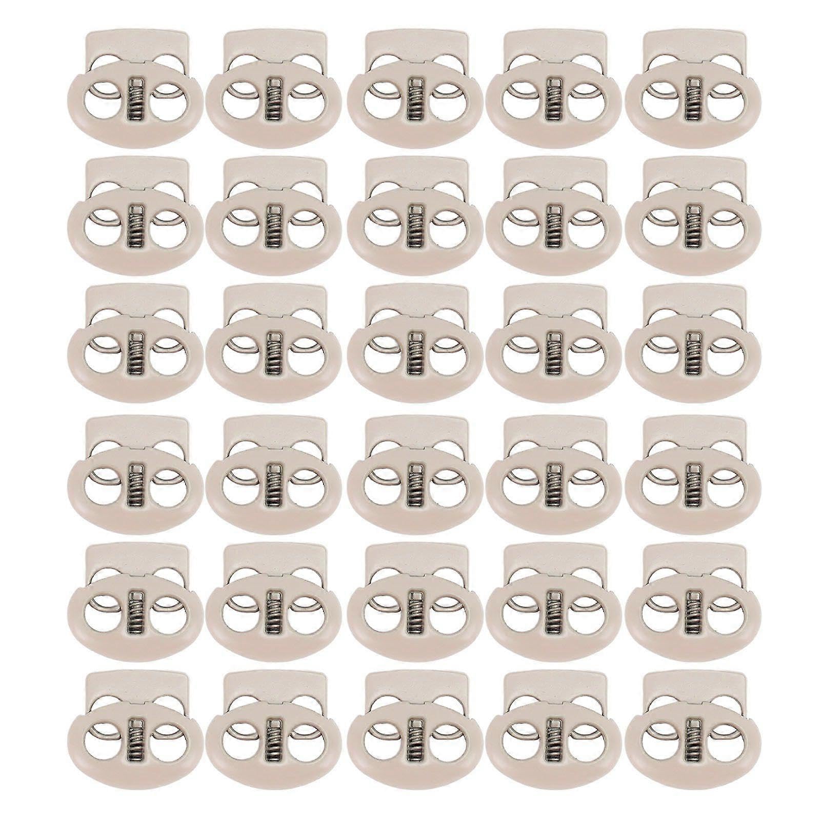 2025 Latest Model 30PCS Metal Cord Locks End Spring Stop Toggle Stoppers
