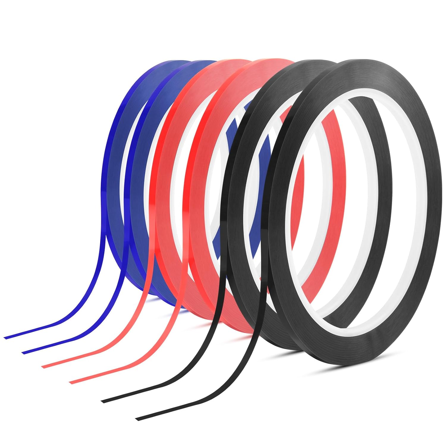 Cosmos 6 Rolls 1/8" Thin Whiteboard Tape Dry Erase Board Line Tapes Graphic Chart