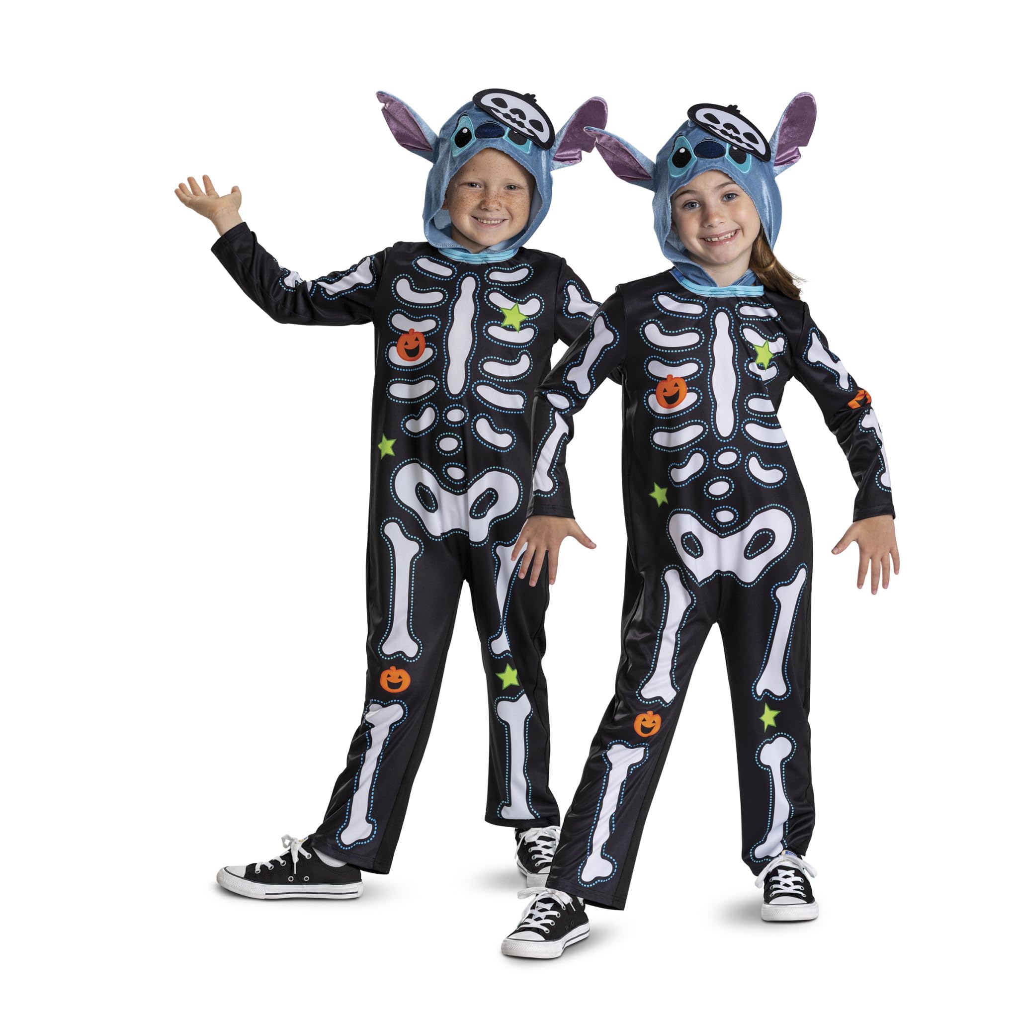 Costume Enfant Skeleton Stitch - Déguisement Officiel Disney pour Halloween