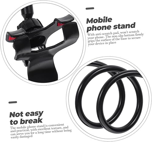 Miniatura 5 de Soporte para teléfono con clip, soporte para computadora portátil, multifuncional, ajustable, para teléfono celular, soporte para computadora