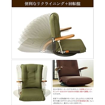 Amazon｜宮武製作所 回転座椅子 UGUISU 幅66×奥行き62~114×高さ