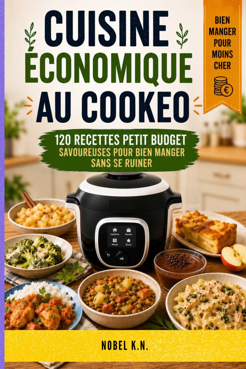 Cuisine Économique au Cookeo: 120 Recettes Petit Budget Savoureuses pour Bien Manger Sans Se Ruiner (Cuisine Maline au Cookeo)
