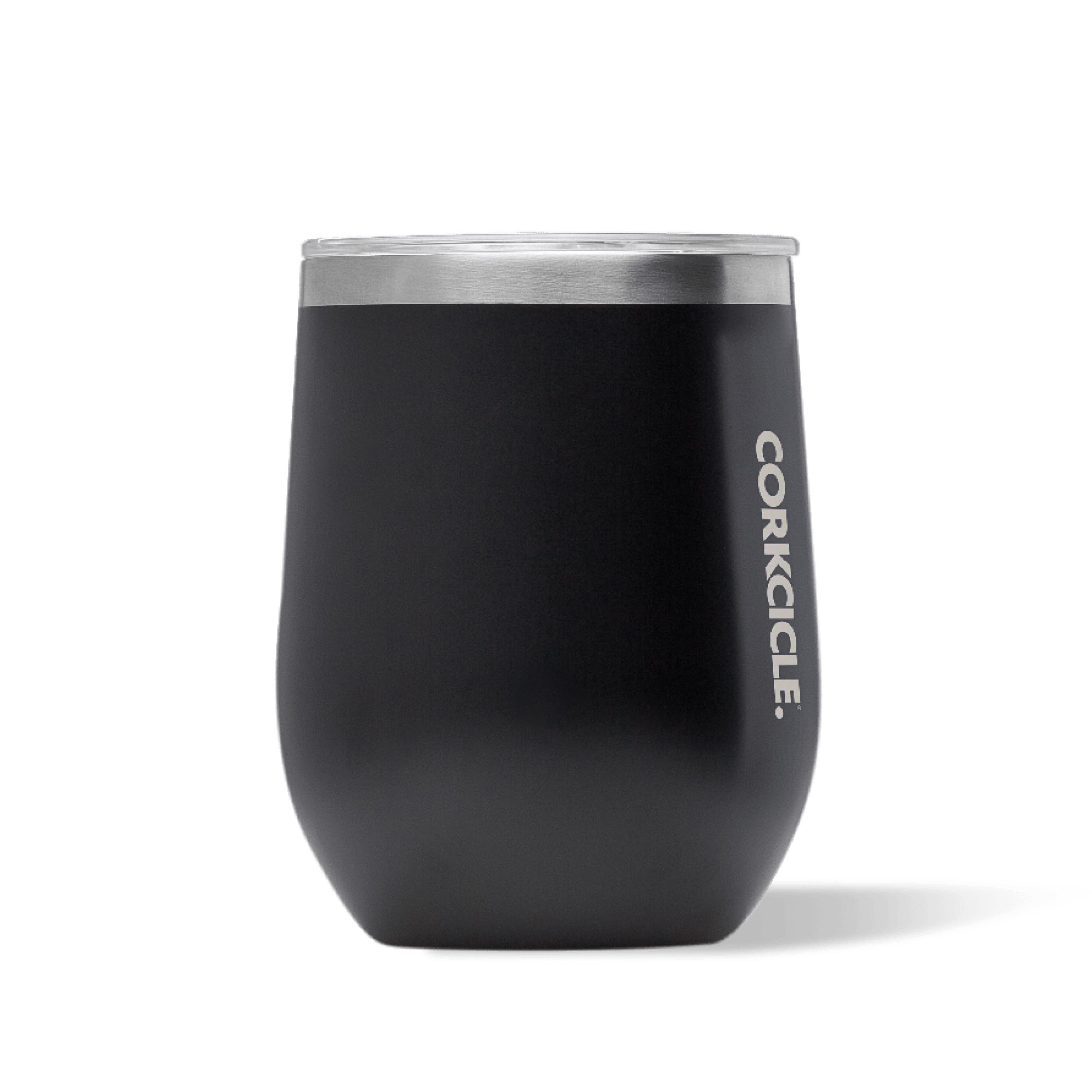 Corkcicle Stemless Wine Tumbler - Keeps Drinks Cold for 6 Hours - Triple-Insulated Stainless Steel - Non-Slip Base