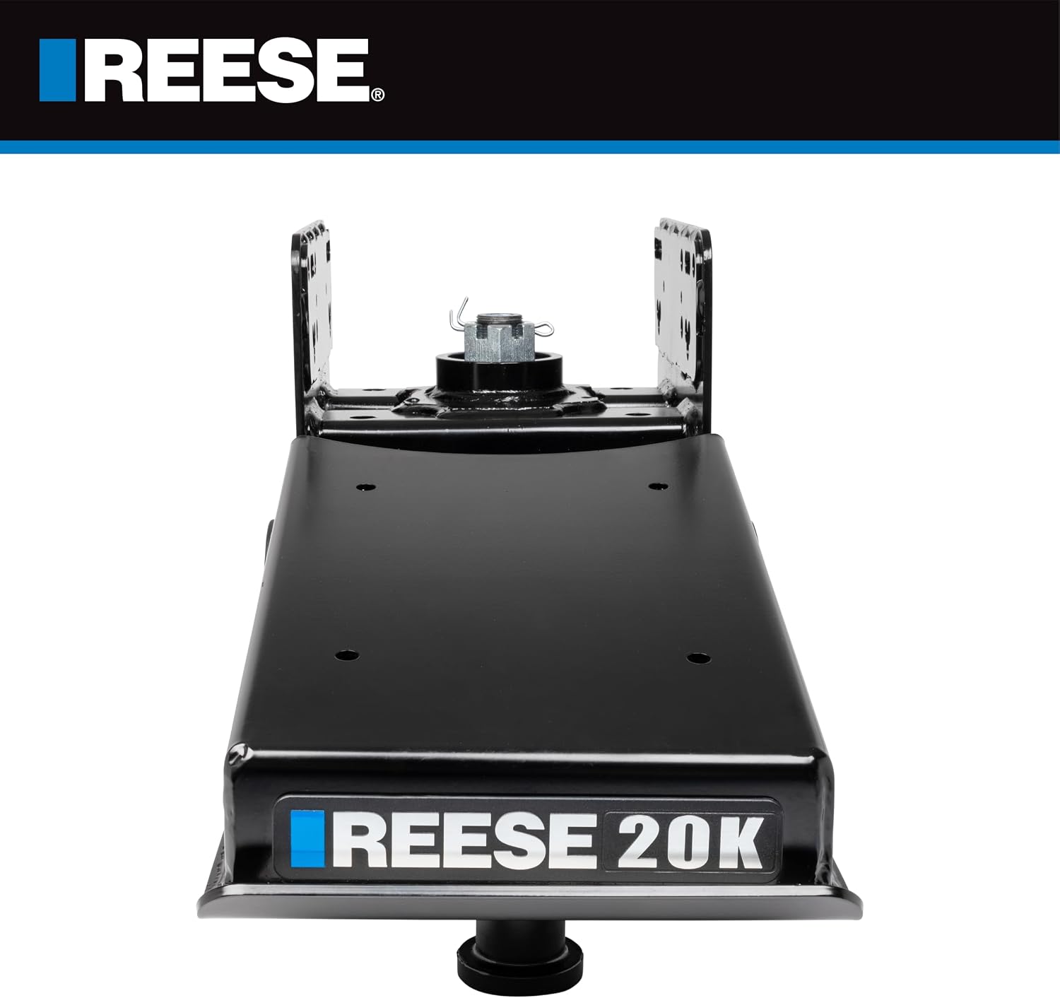 Reese Towpower 69220 Sidewinder 5th Wheel Pin Box, 20,000 lbs. Capacity, Fits Lippert (1621, 1716, 0719), Fabex PB 600 Series, Rhino and Turning Point Bolt Hole Patterns