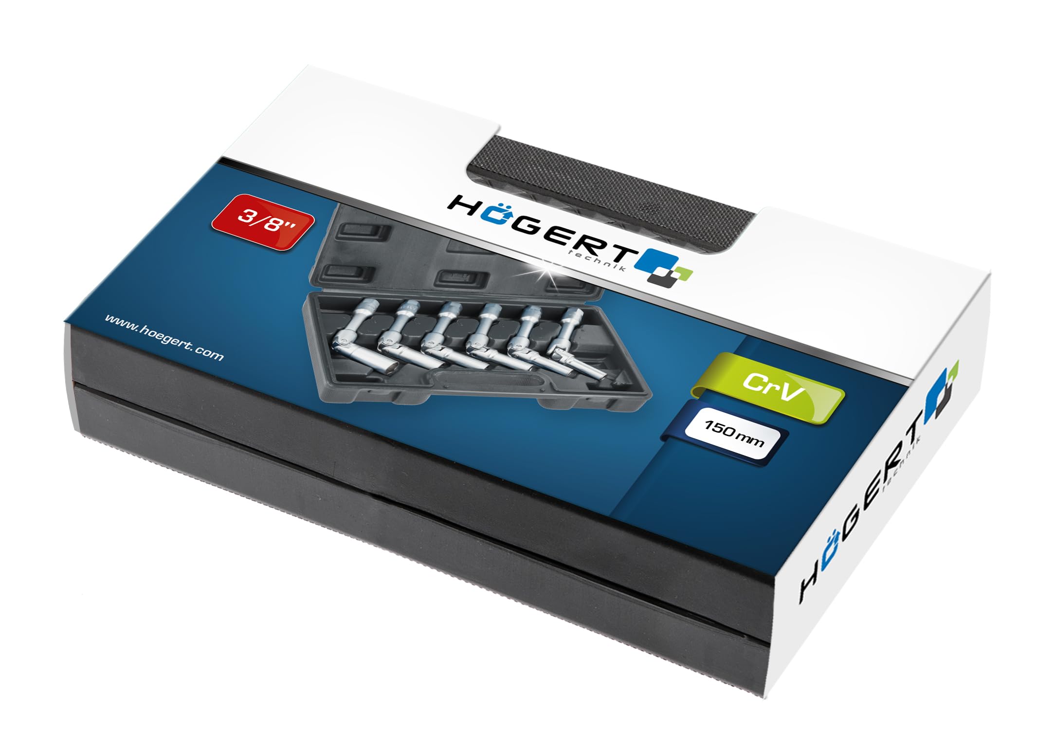 Hogert Technik HT8G320 Juego Juego de llaves de cubo bujía encendido