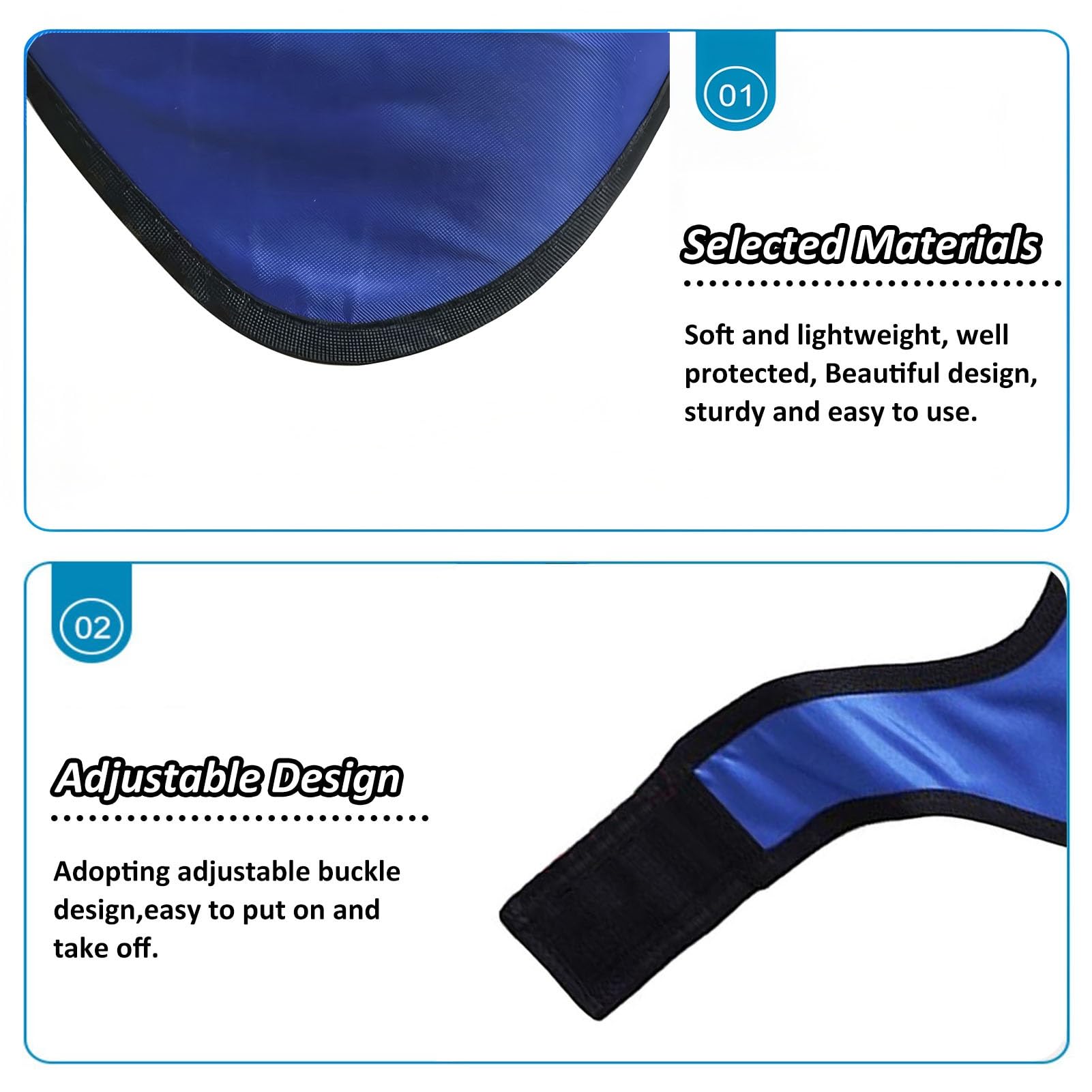 Delantal de Plomo Collarín Protector de Tiroides Ajustable 0.5mmPb para Laboratorios
