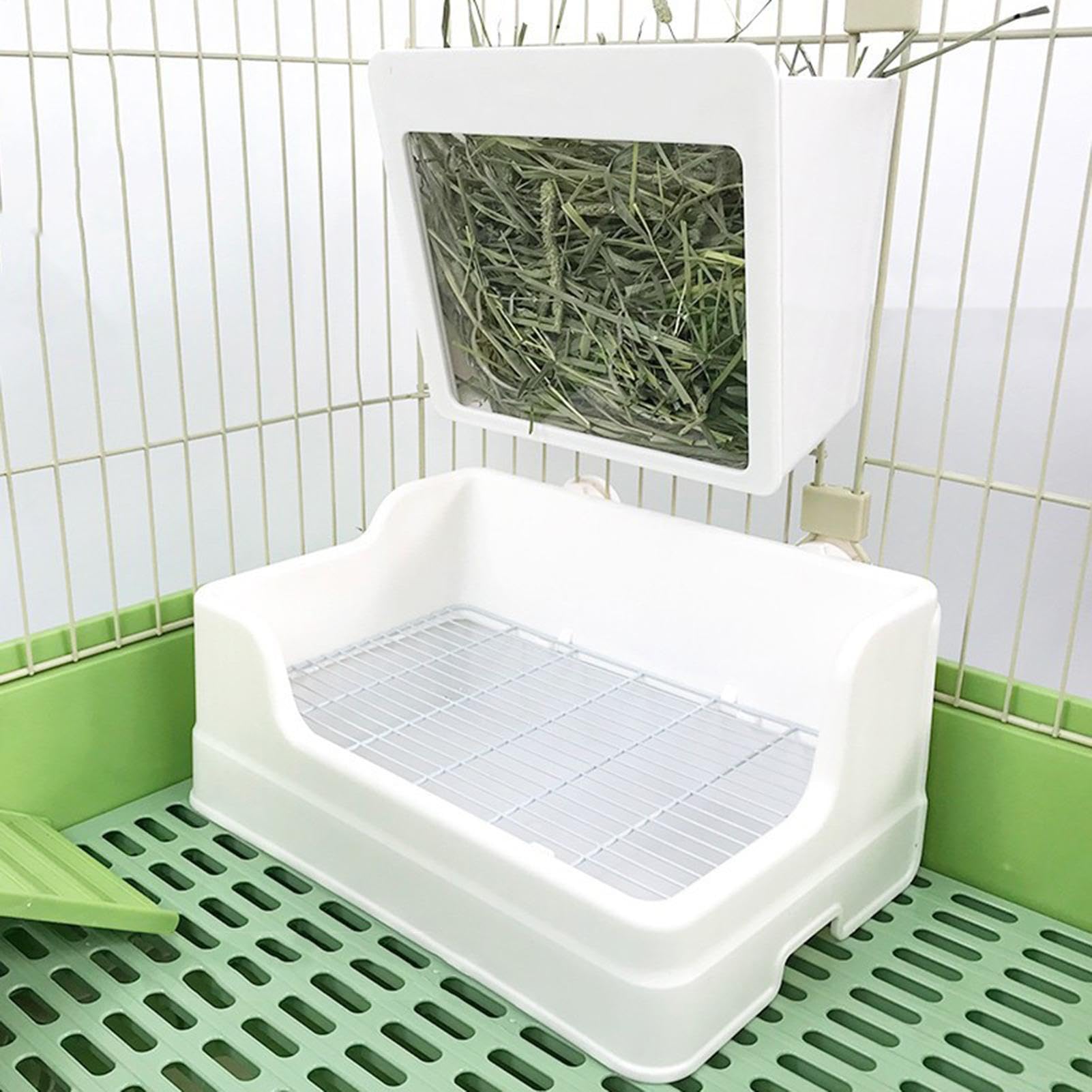 Generisch Bunny Litter Box | Small Animal Toilet Cage Potty Trainer