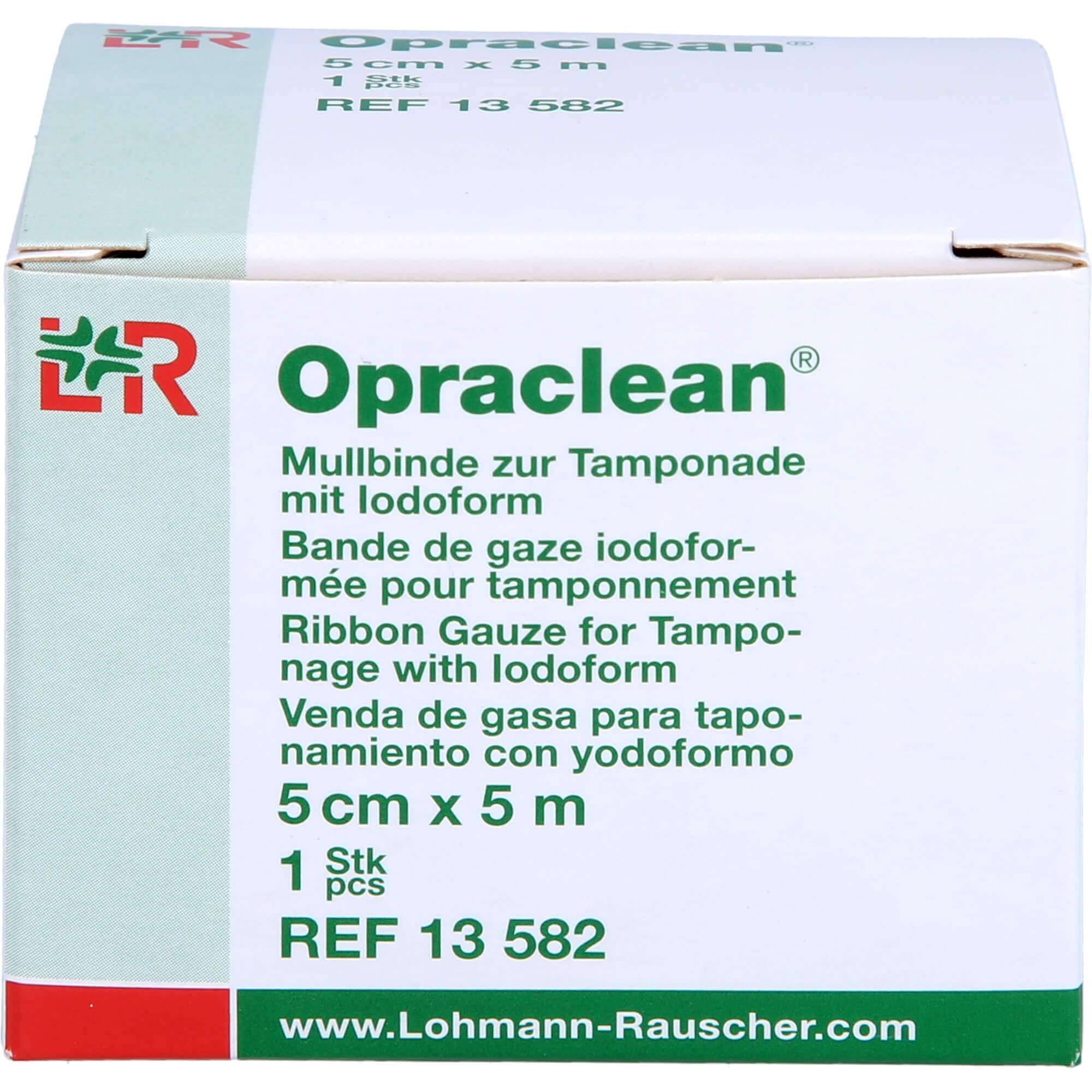 Mullbinde z.Tampon.m.Jodoform 5 cmx5 m 1 St