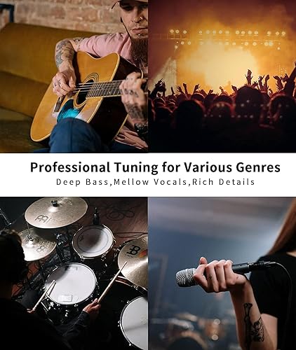 Miniatura 9 de CCZ Melody - Monitor de auriculares con cable, híbridos de doble controlador 1BA+1DD, auriculares de alta fidelidad, graves profundos, para músicos