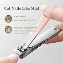 Agabani Premium 10-in-1 Stainless Steel Manicure & Ear Cleaning Kit for Men & Women Nail Cutter Set with Large, Medium, Small Clippers & 6 Ear Picks Portable Travel Grooming Tool with Leather Pouch (Light Pink) gallery image