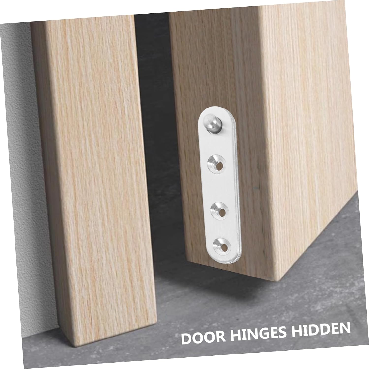 10pcs Stainless Metal Full Rotation Hidden Door Pivot Hinges